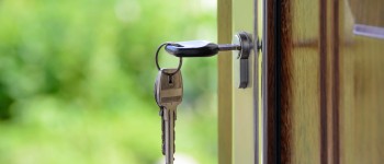 stockfoto huis sleutel wonen