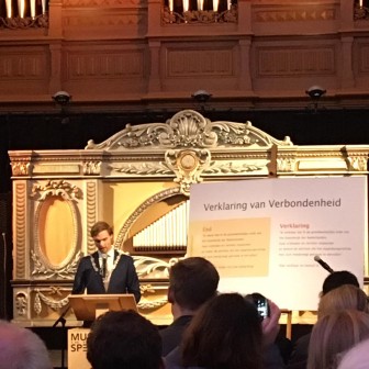 Wethouder Maarten van Ooijen ceremonie
